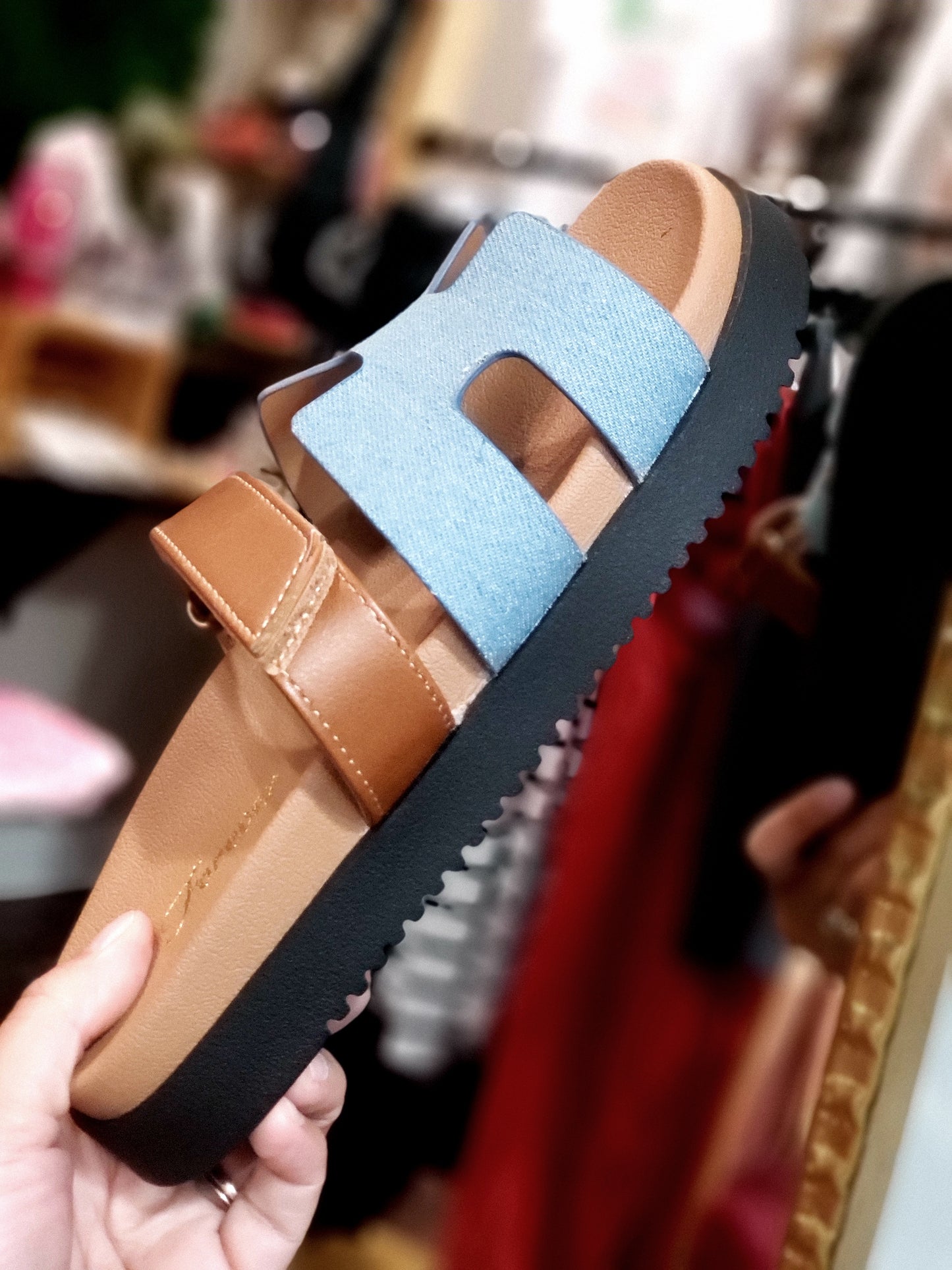 GIGI DENIM SANDAL