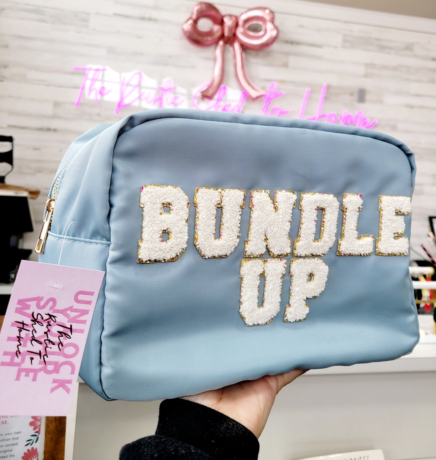 BUNDLE UP CHENILLE BAG