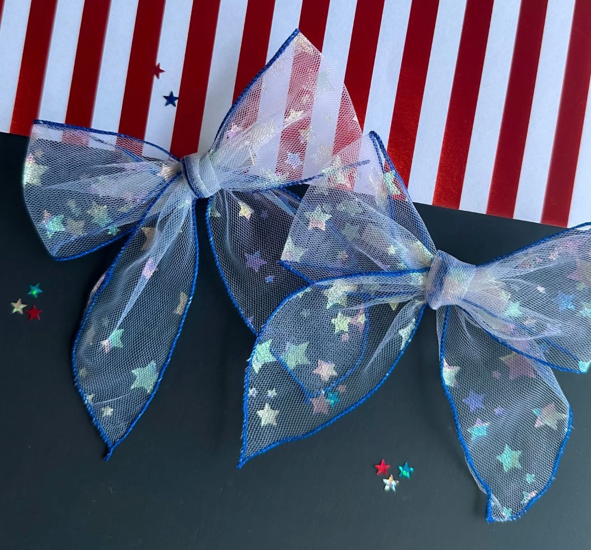 TULLE STAR BOWS