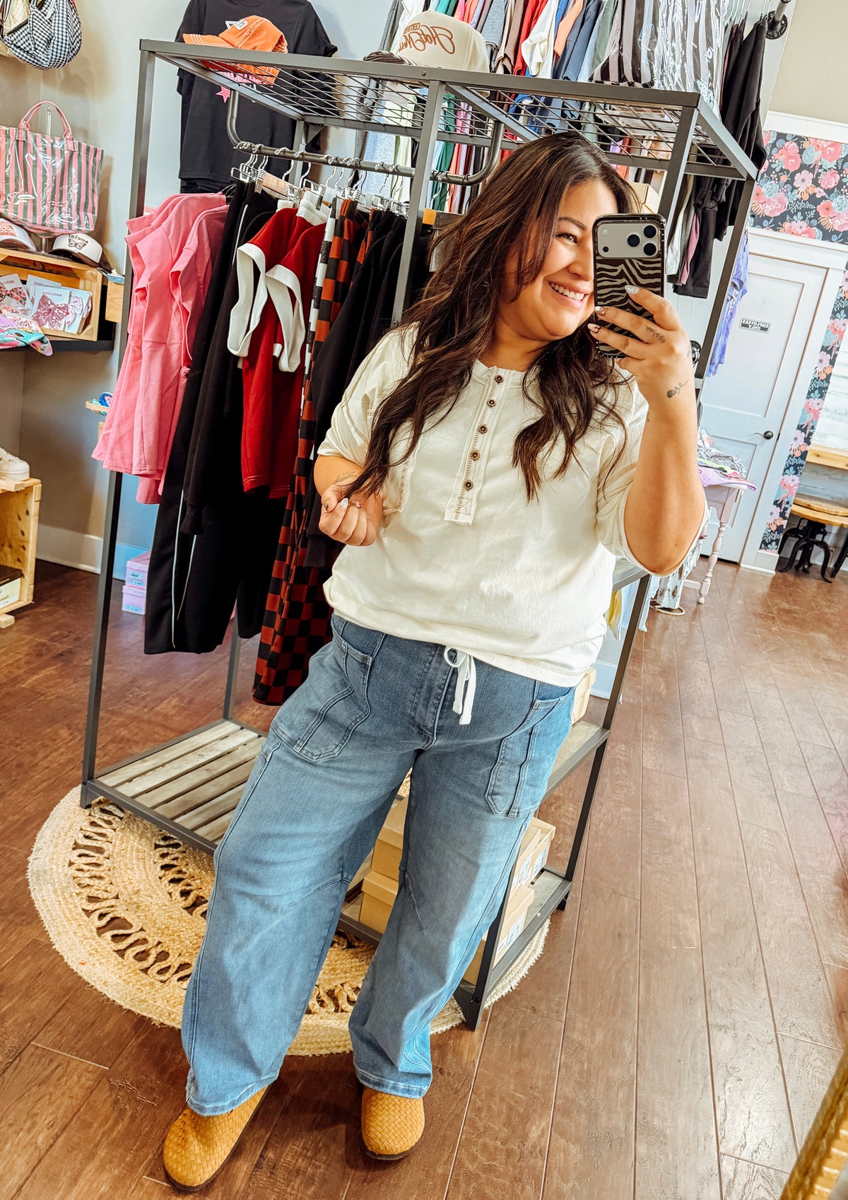 WIDE BARREL CARGO PANTS-FINAL SALE