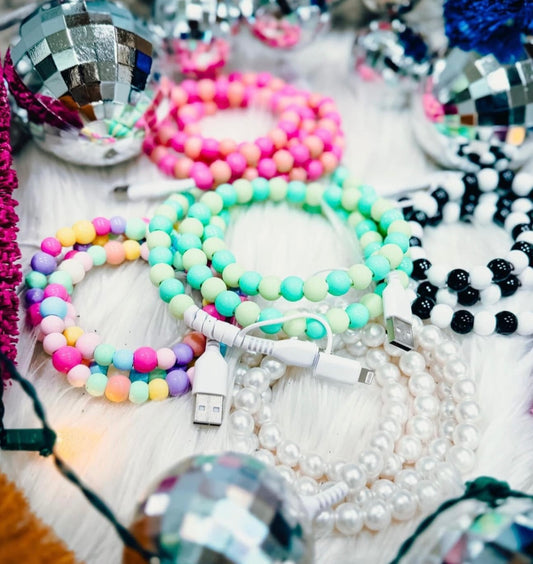 BEADED DUAL CABLE CHARGERS