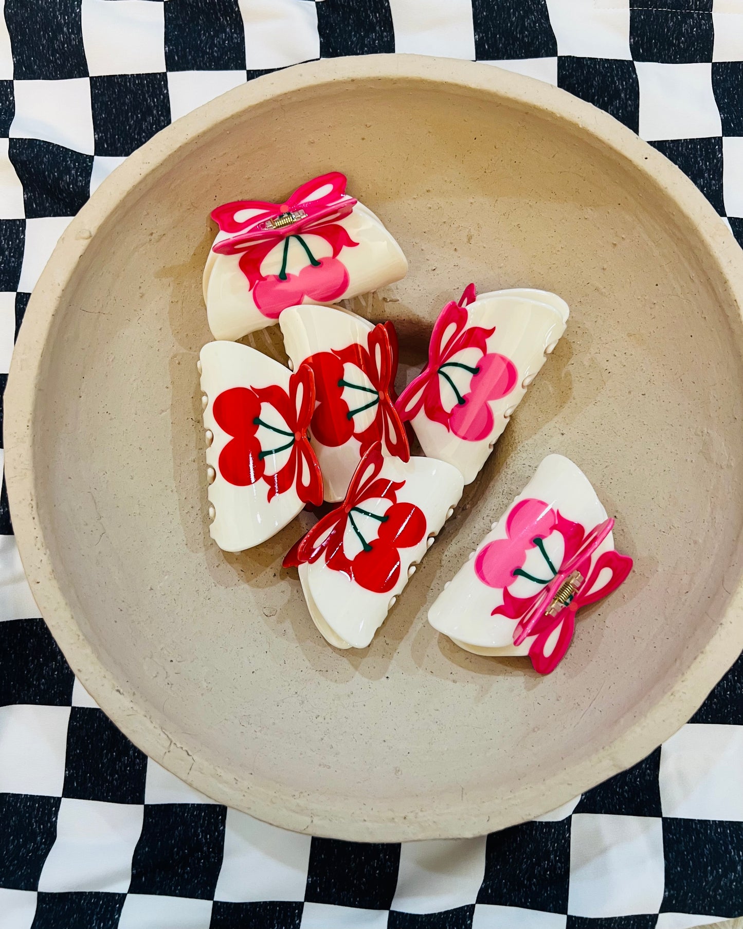 CHERRY BOW CLIP