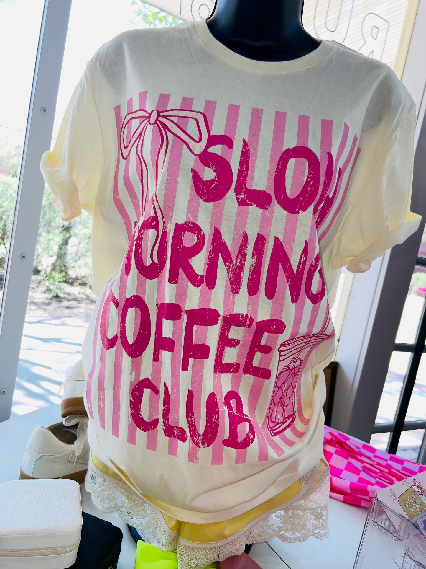 SLOW MORNINGS TEE