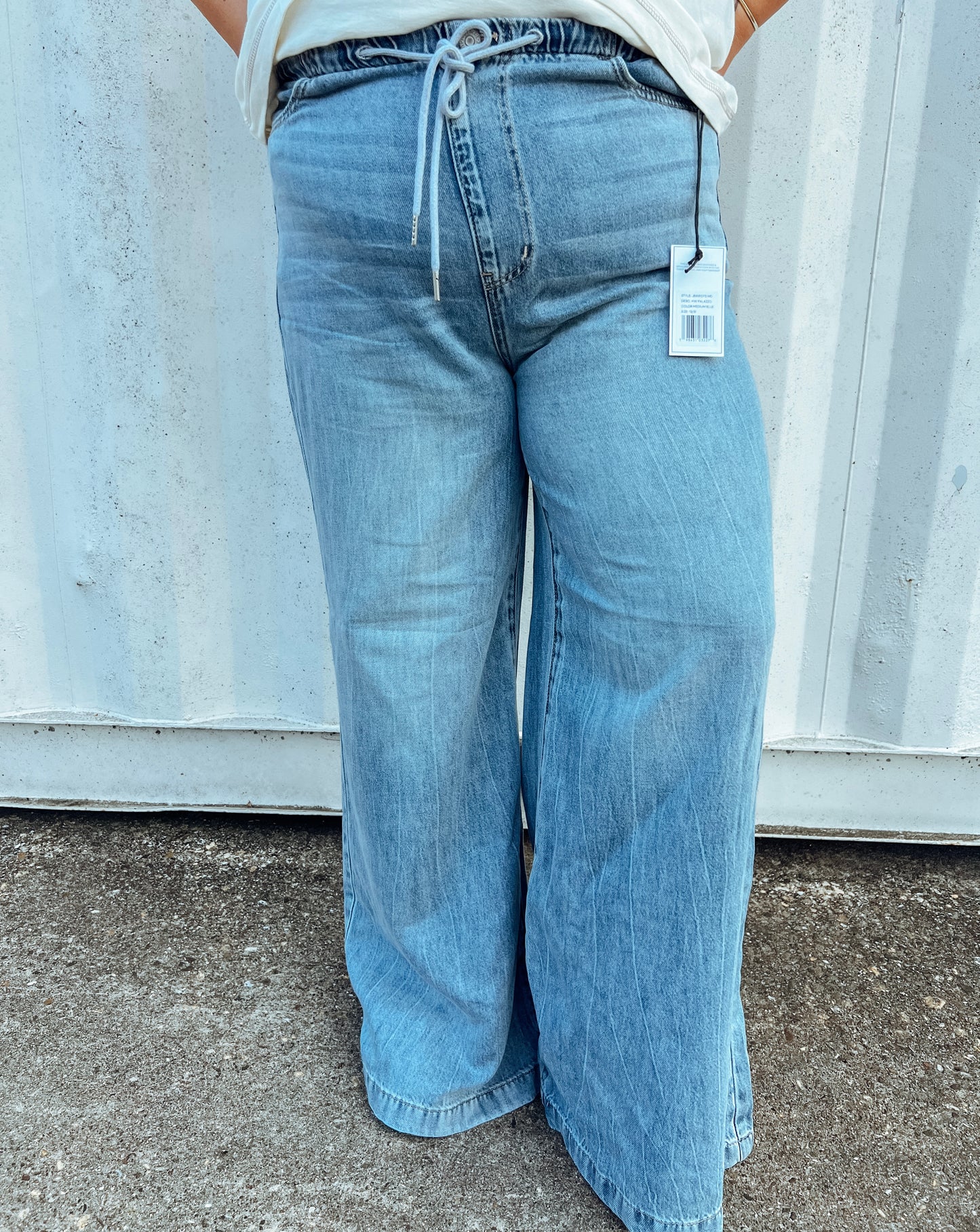 JB HW PALAZZO DRAWCORD JEANS