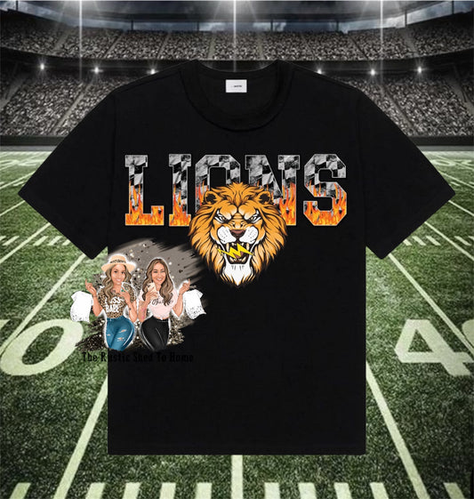 CHECKERS & FLAME LIONS