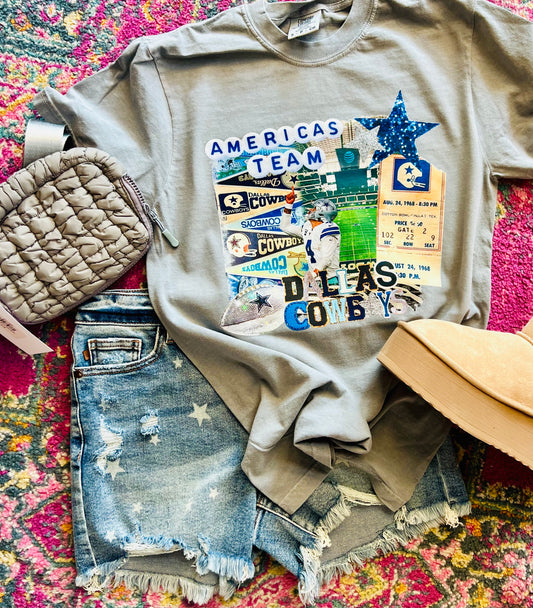 DALLAS COLLAGE TEE