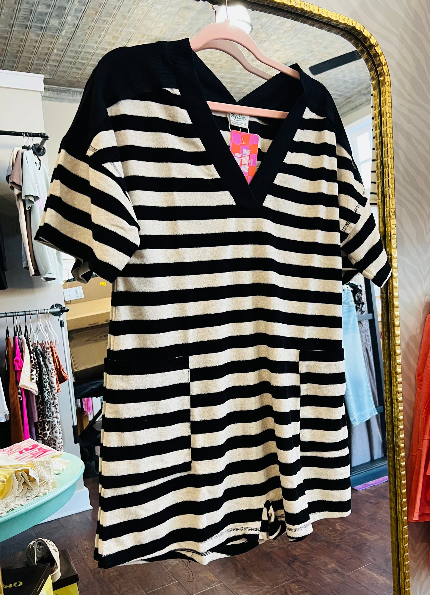 BLACK & OAT ROMPER