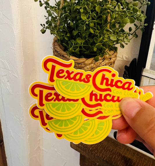 TEXAS CHICA STICKER