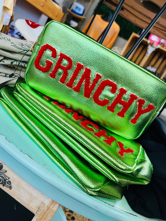 GRINCHY CHENILLE BAG