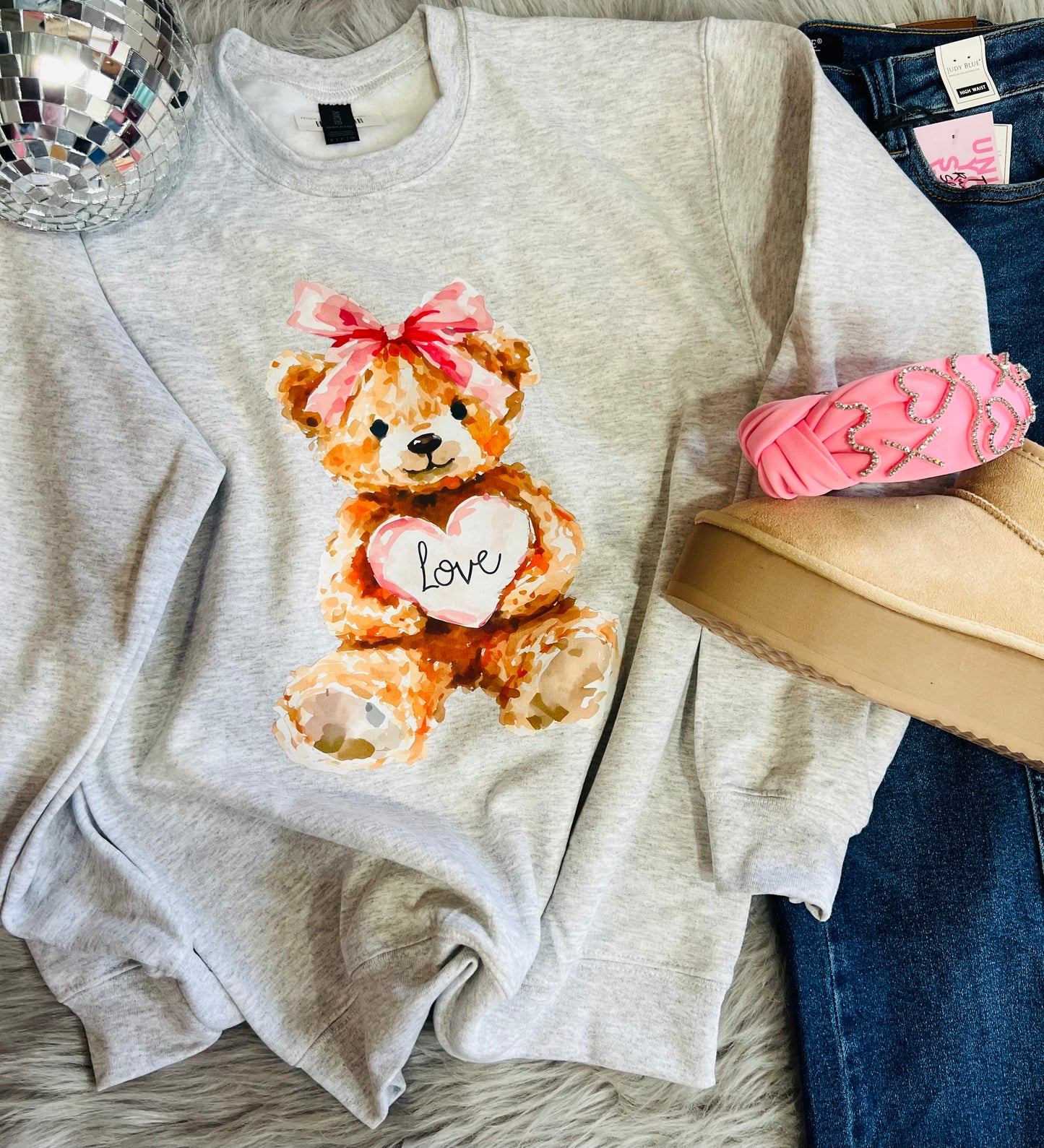 TEDDY LOVE SWEATSHIRT