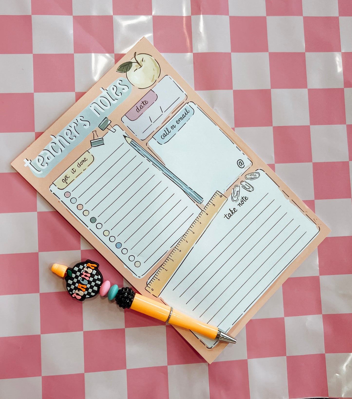 TEACHER NOTES PLANNER