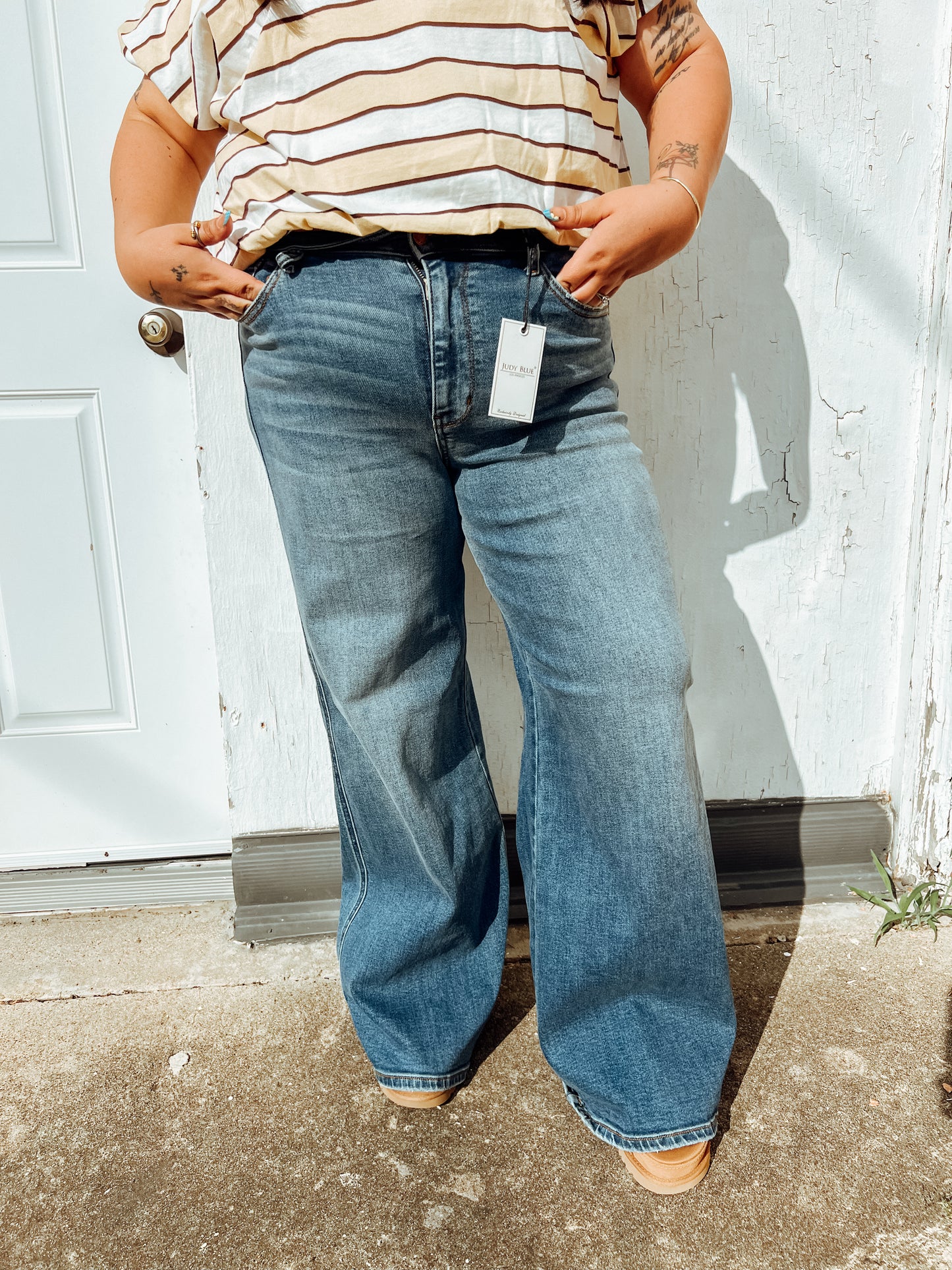 JB RETRO WIDE JEANS
