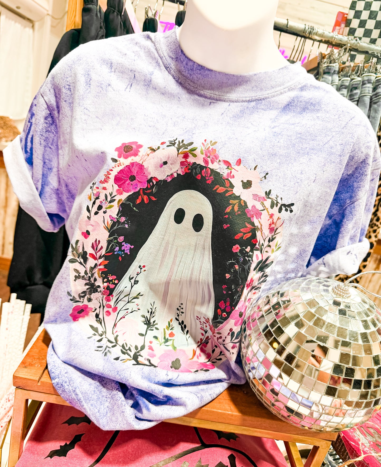 FLORAL GHOST TEE