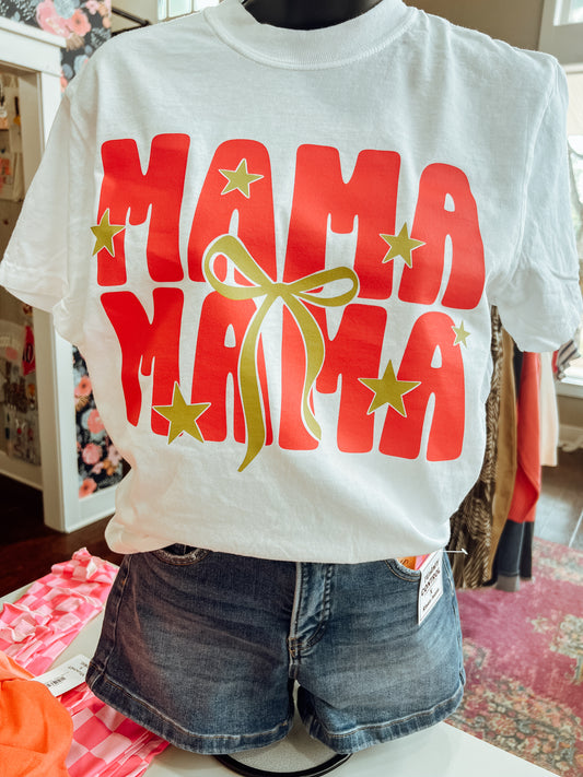 MAMA GOLD STAR TEE