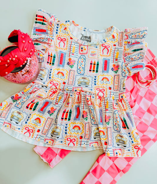 BACK TO SCHOOL PEPLUM