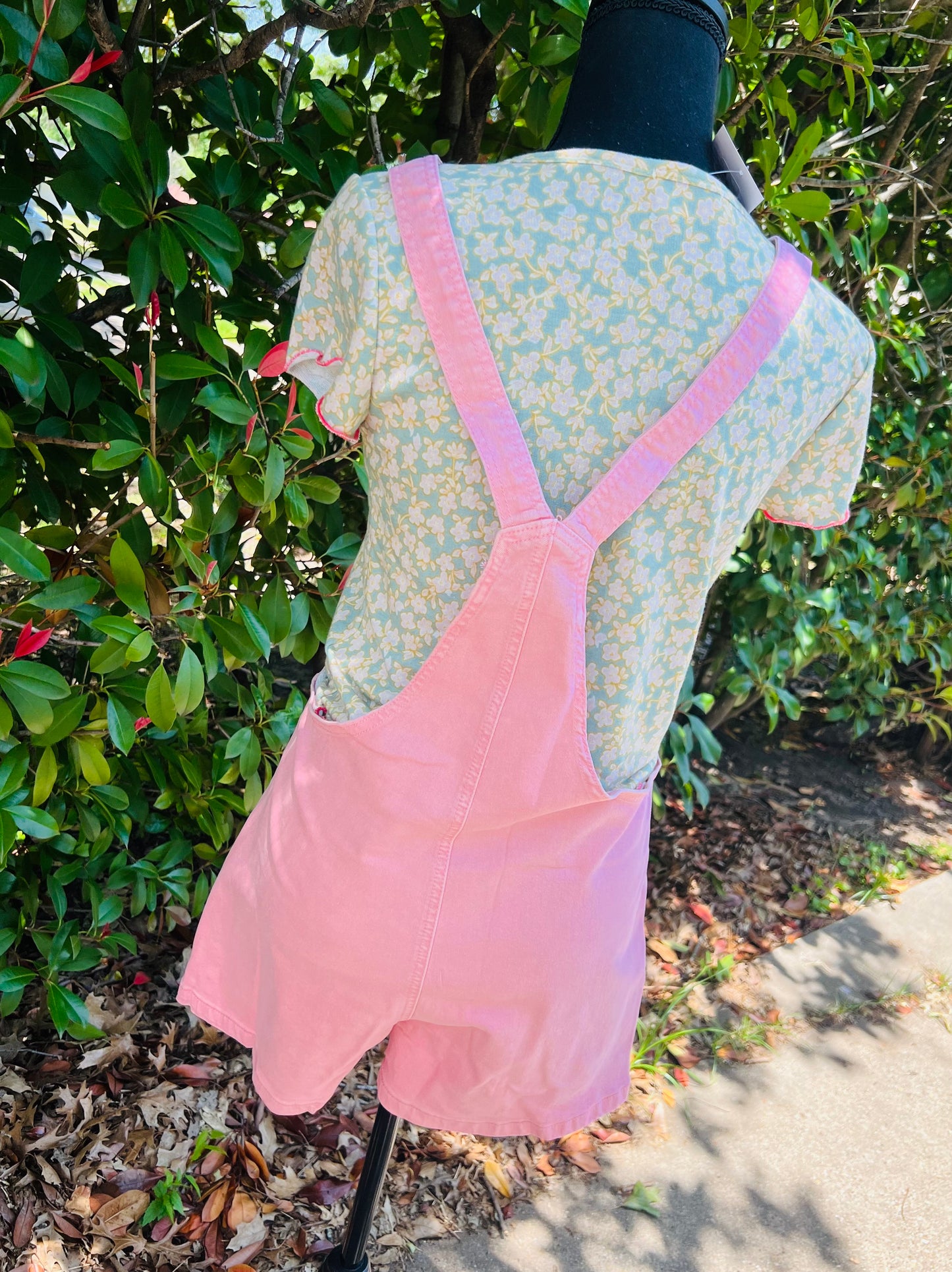 PINK KNOTTED ROMPER