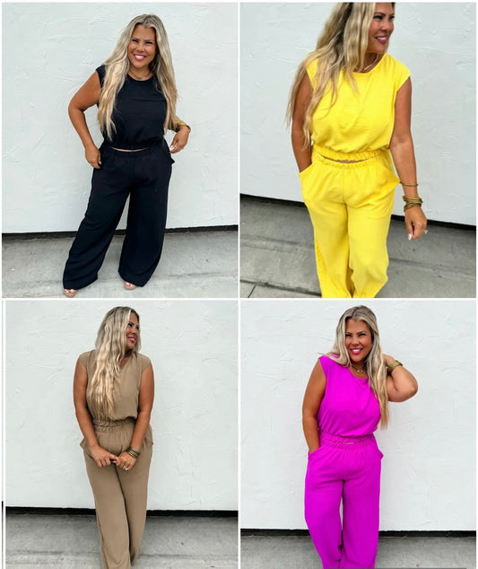 PREORDERS- JESSICA SUMMER PANT SET