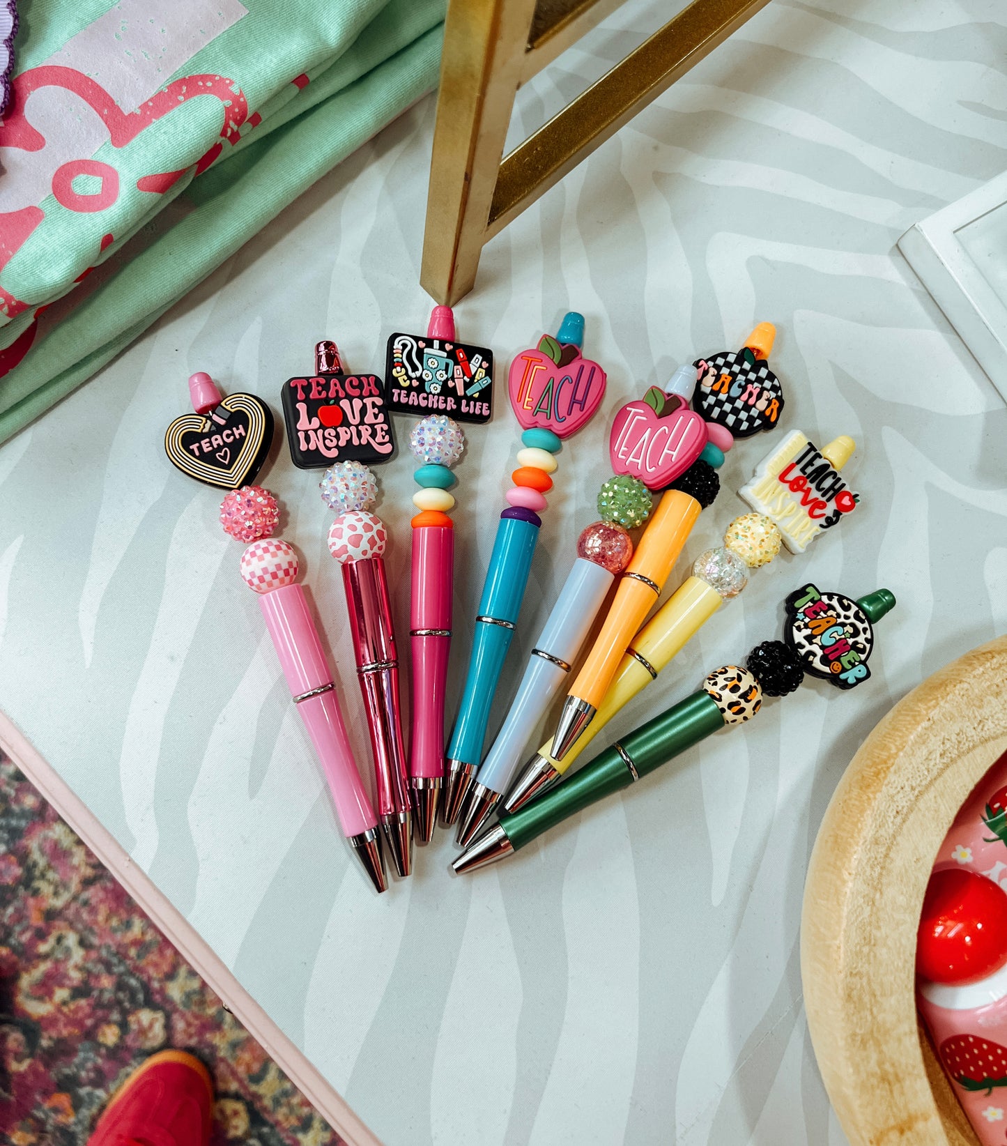 TEACHER BEADED PENS