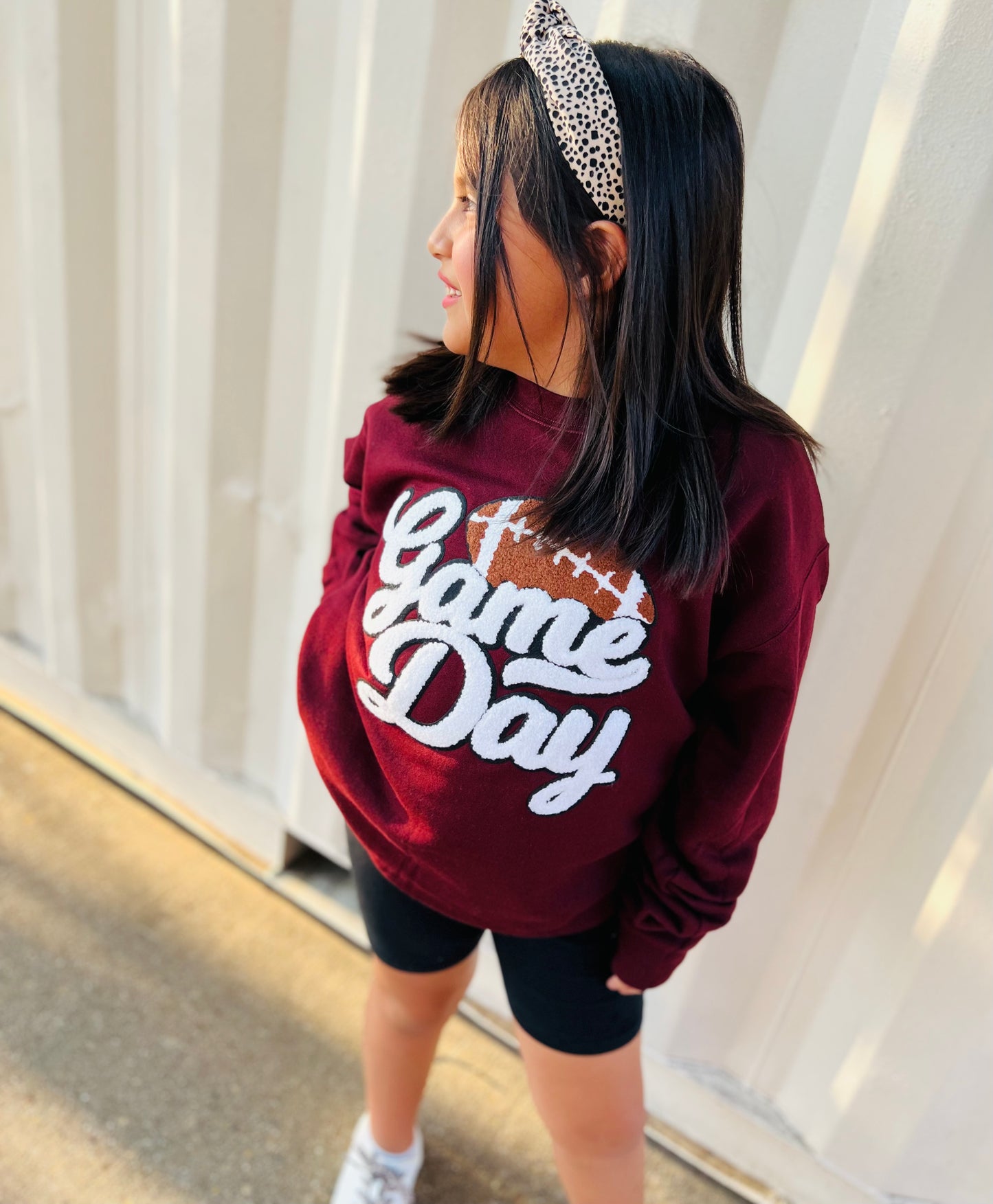 GAME DAY CHENILLE MAROON