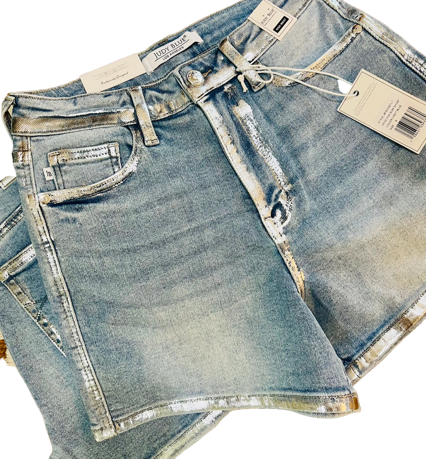 JB FOIL SEAMED SHORTS