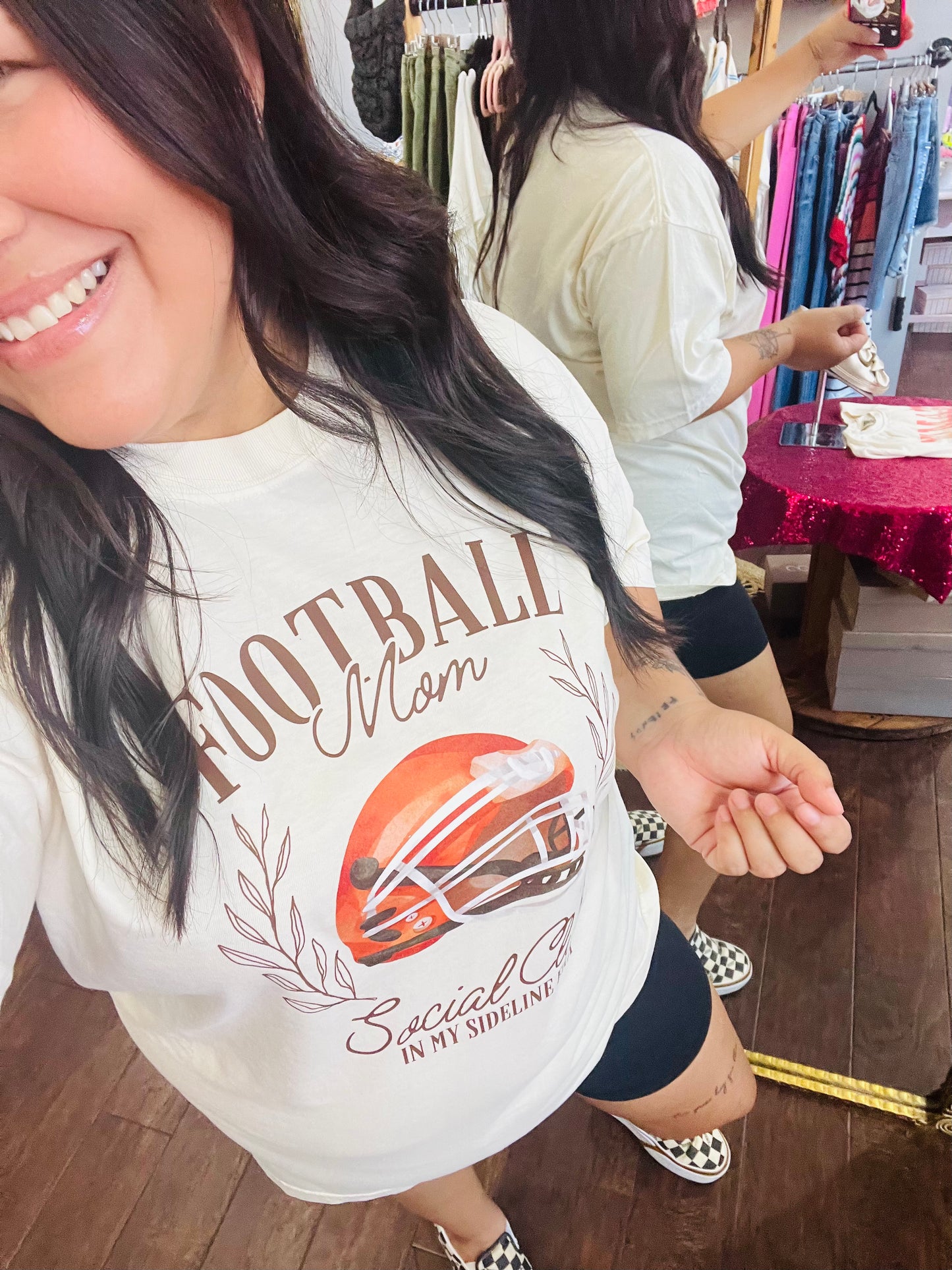 FOOTBALL MOM SOCIAL CLUB TEE