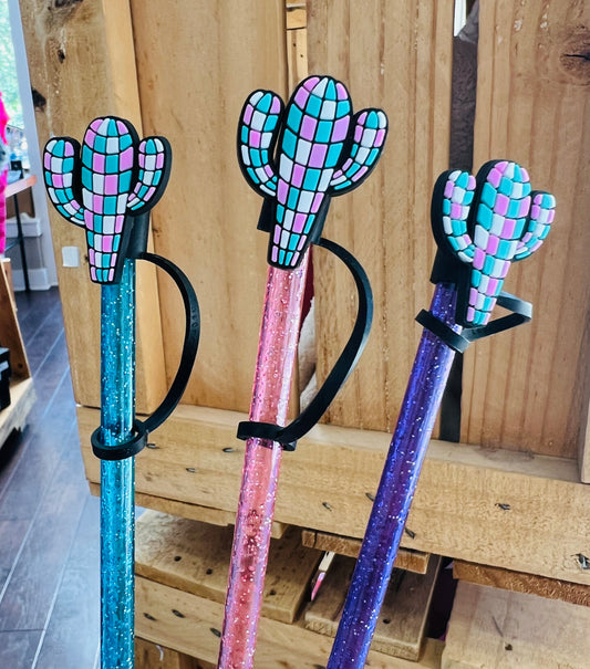 DISCO CACTUS STRAW TOPPER