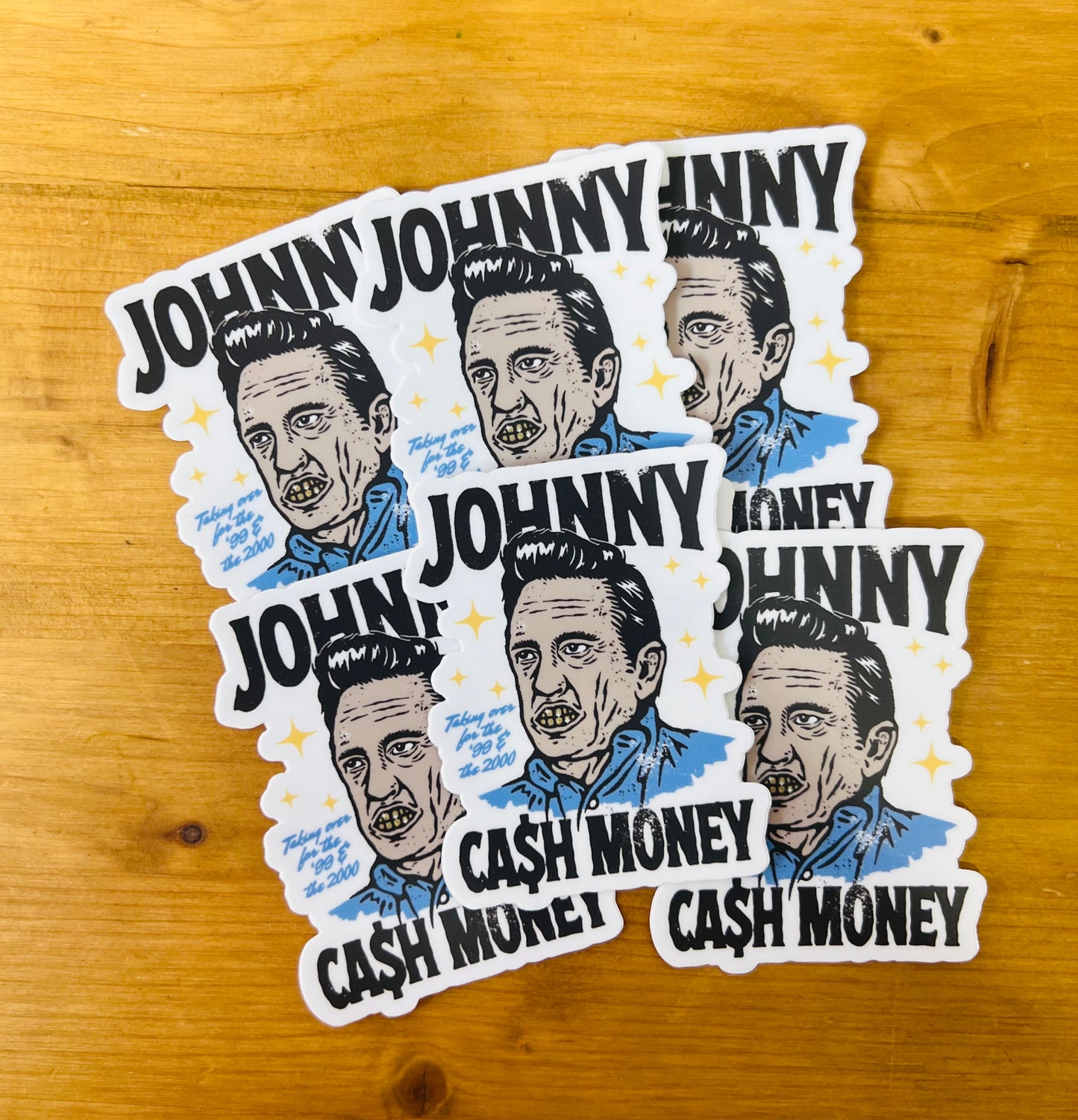 JOHNNY CASH MONEY STICKER