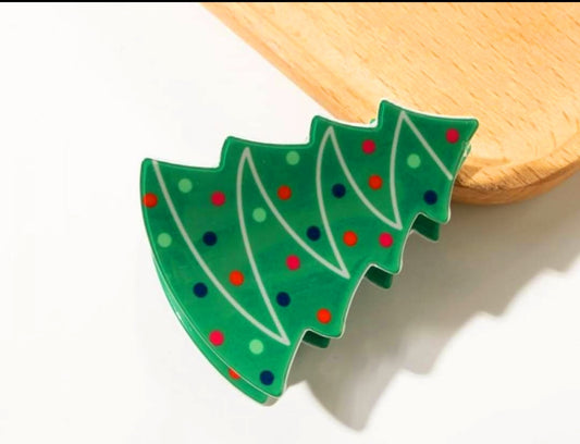 XMAS TREE HAIRCLIP