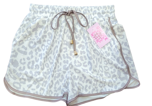 White Leo Shorts