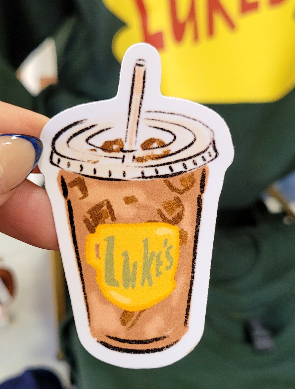 LUKES ICED COFFEE STICKER