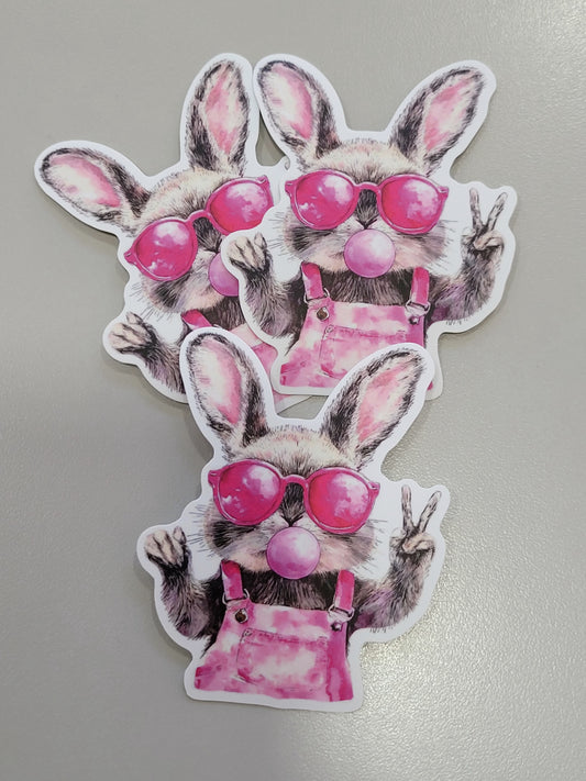 EASTER BUNNY STICKER