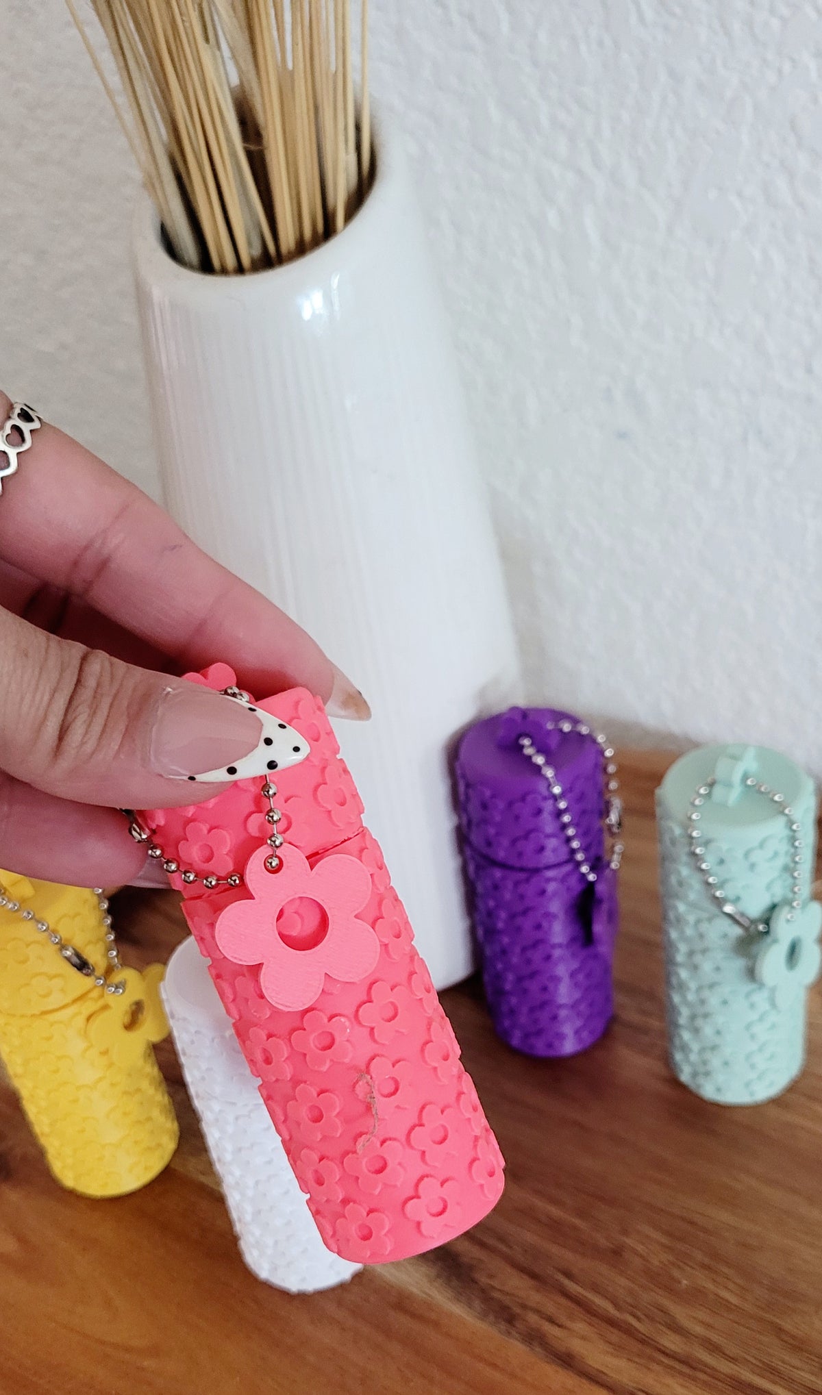 LIP BALM FLOWER HOLDER