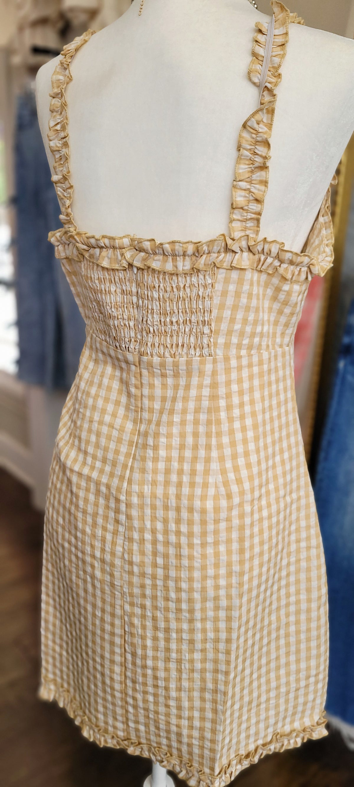 BUTTER GINGHAM DRESS