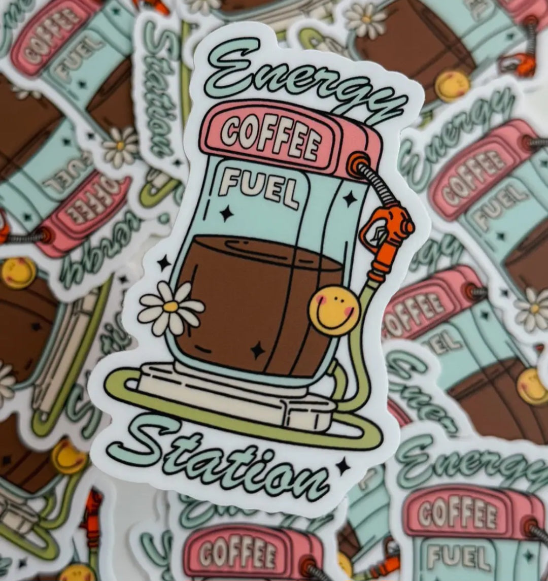 ENERGY COFFEE FUEL STICKER
