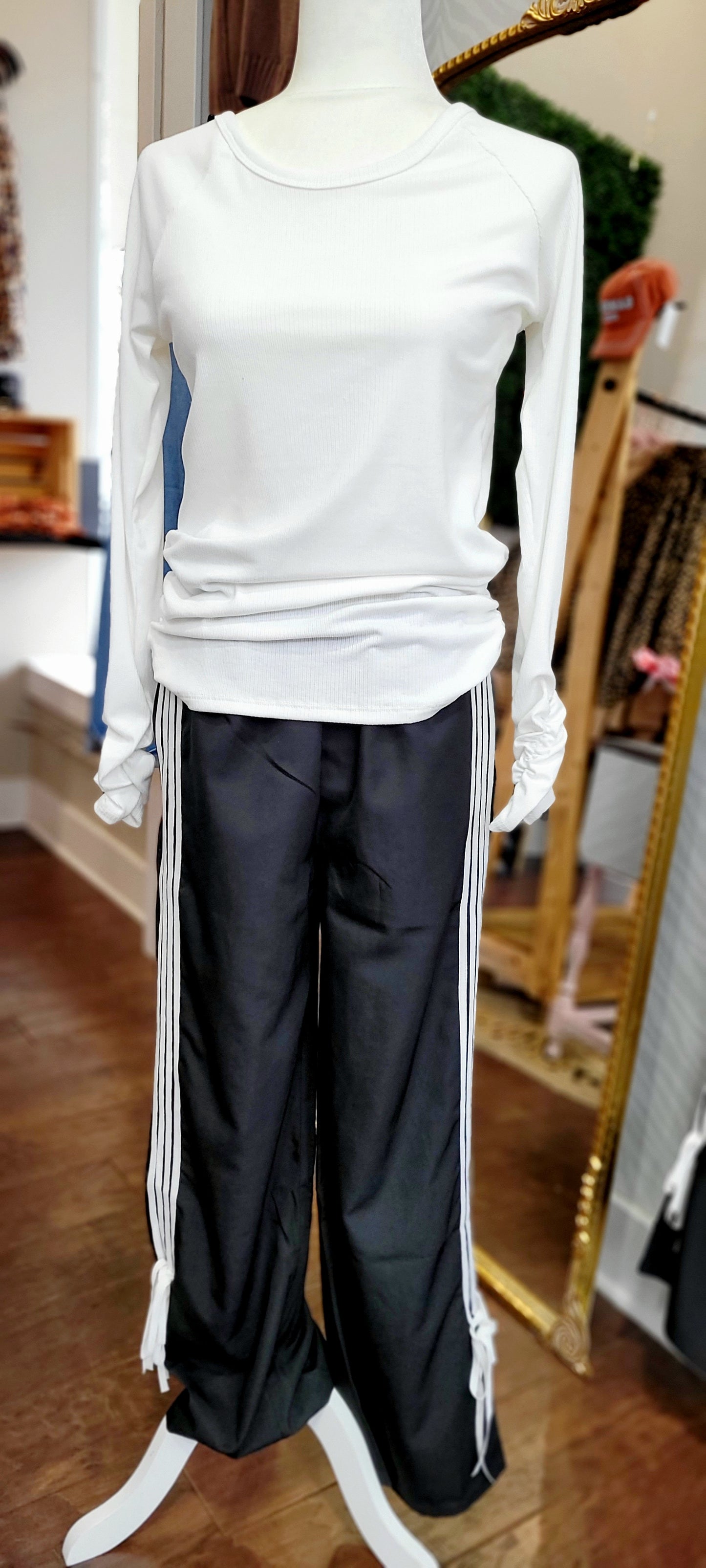 White Longsleeve Top