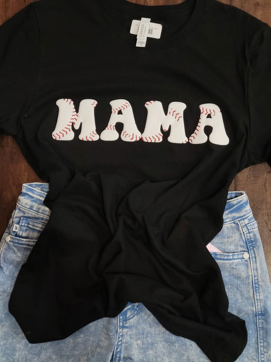 Mama Baseball Tee