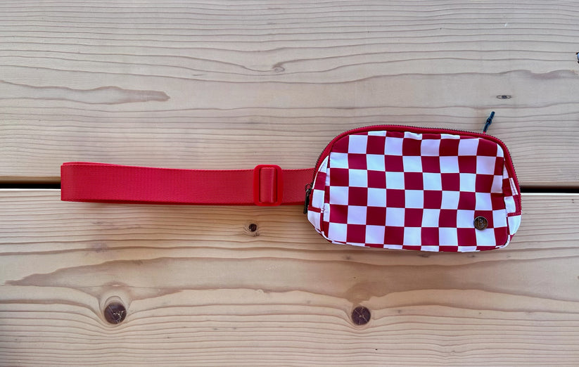 CHECKERED BUM BAGS