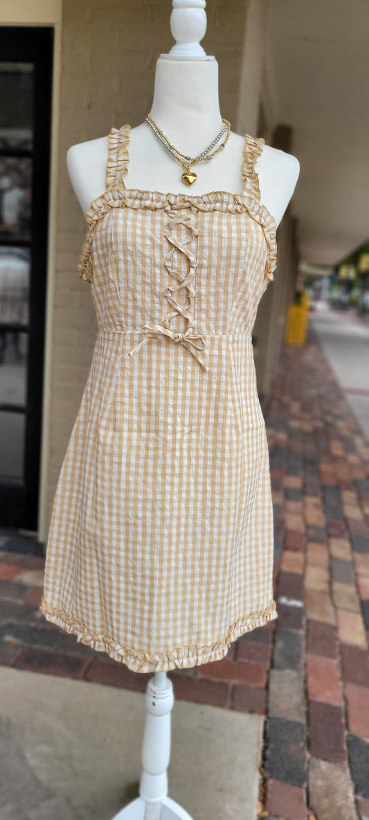 BUTTER GINGHAM DRESS