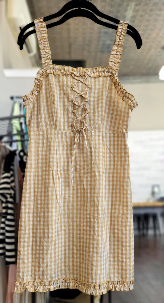 BUTTER GINGHAM DRESS