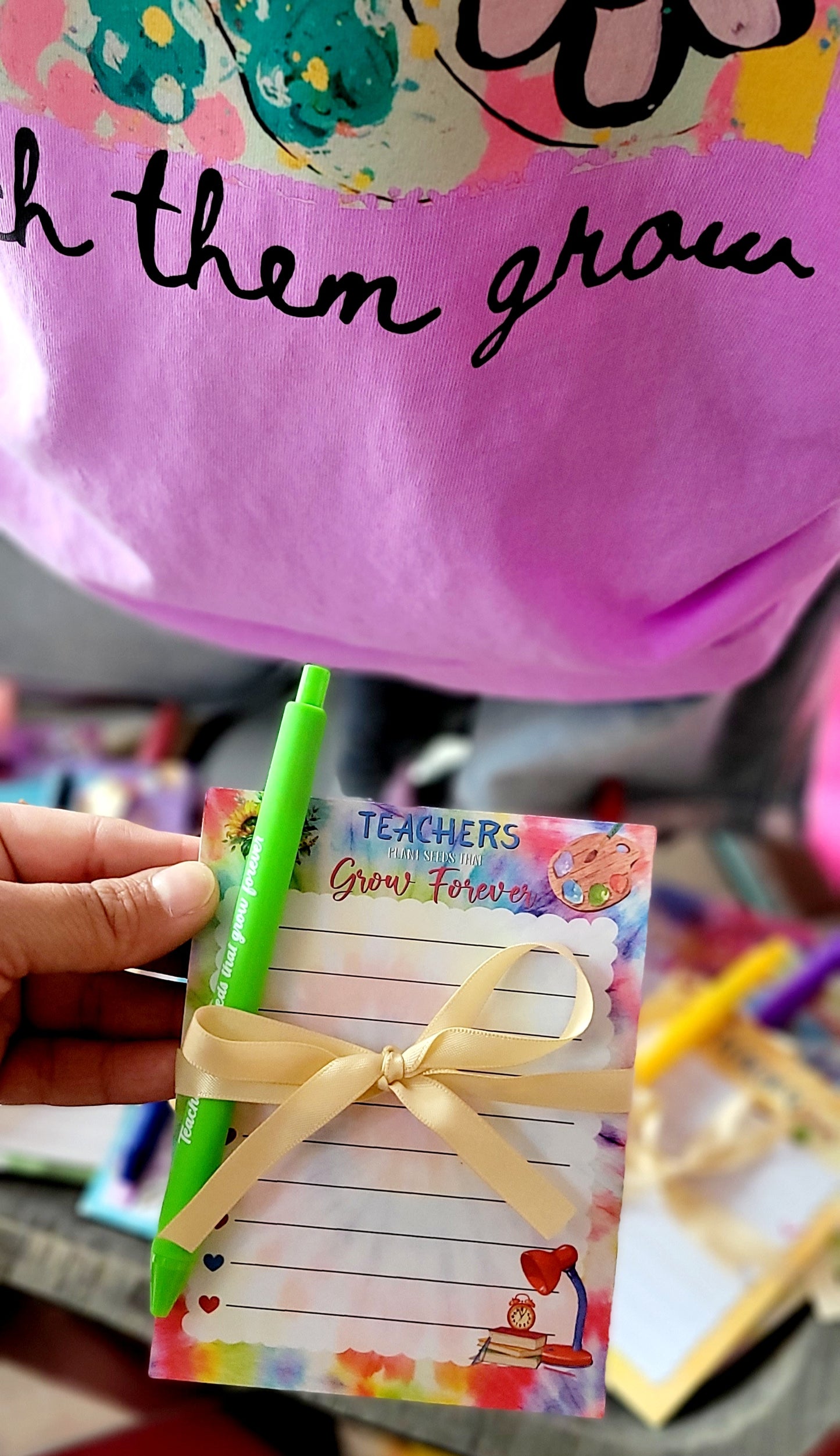 TEACHER PEN/NOTEPAD SET