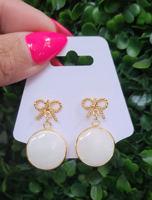 GOLD BOW PENDANTS