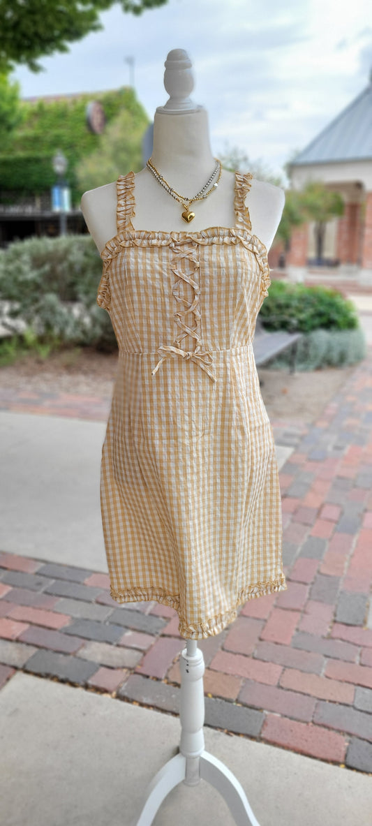 BUTTER GINGHAM DRESS
