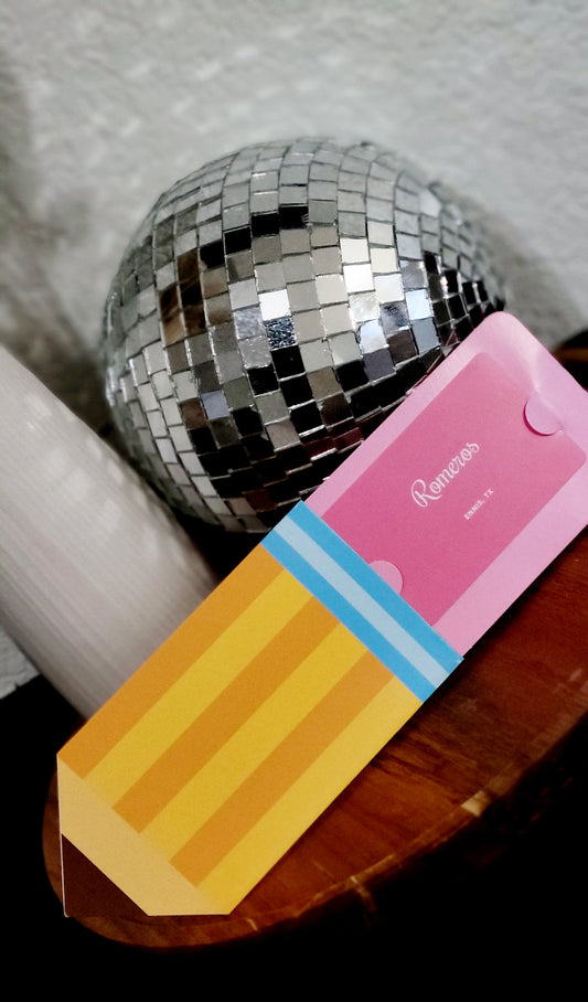 PENCIL GIFTCARD HOLDER