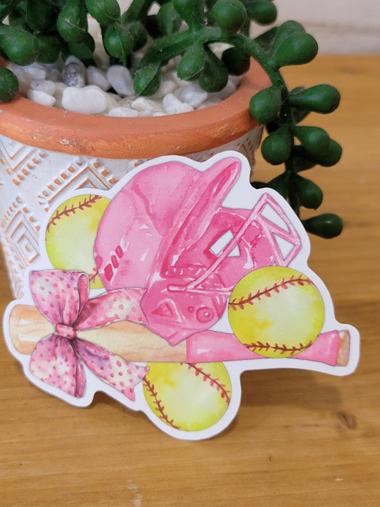 SOFTBALL STICKER