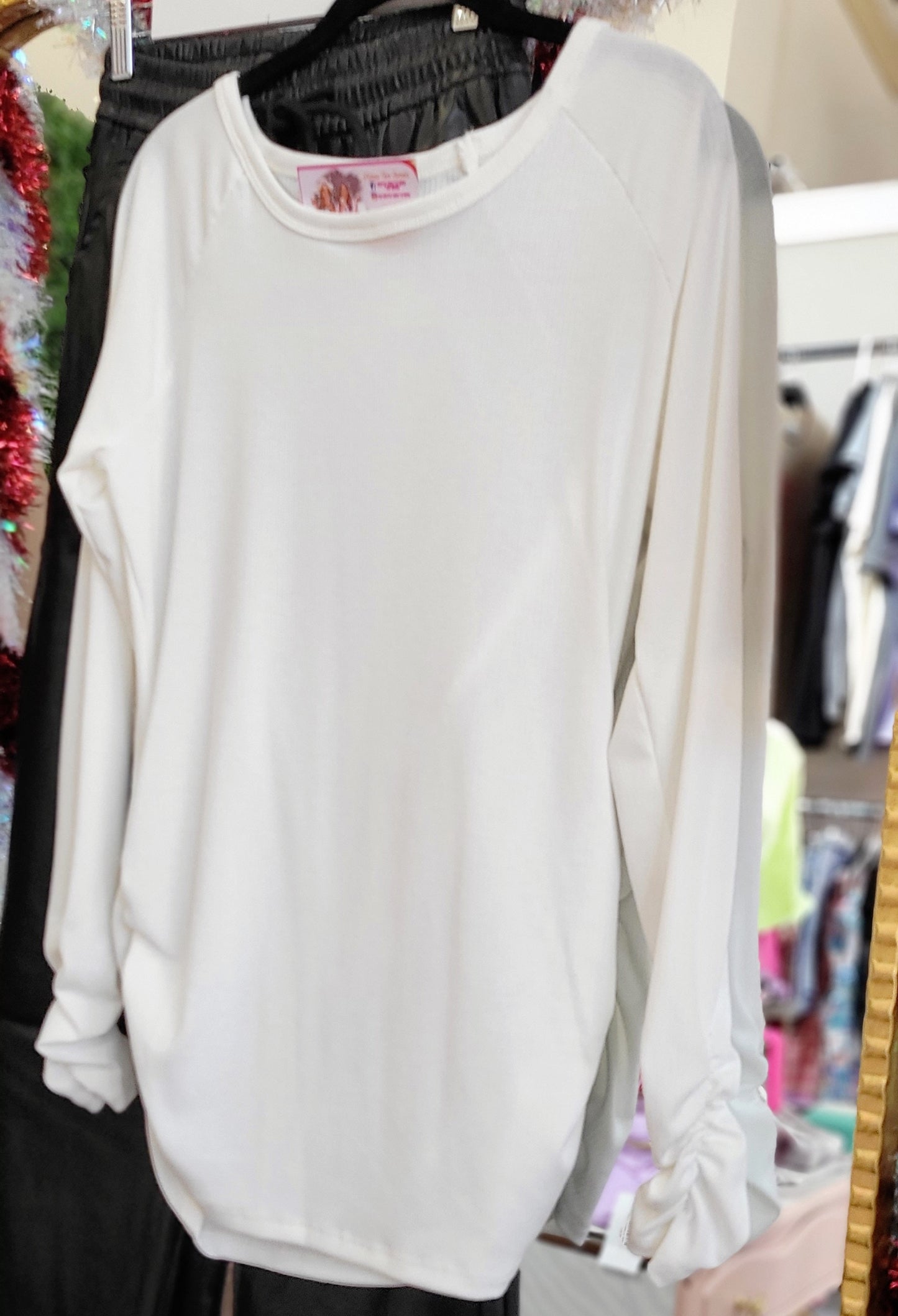 White Longsleeve Top