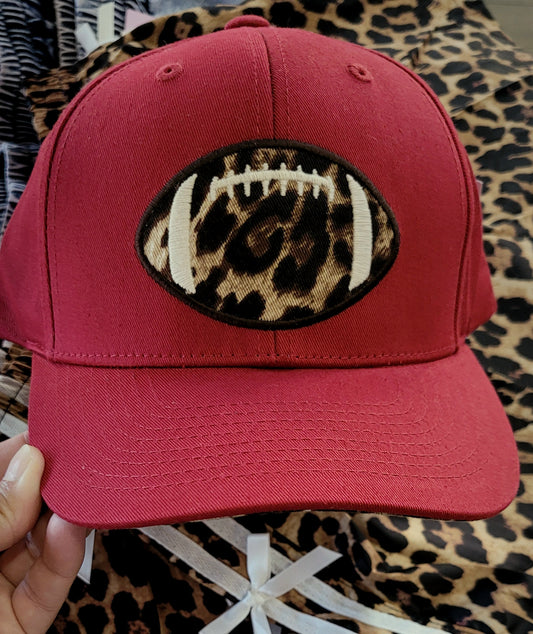 MAROON LEO FOOTBALL HAT