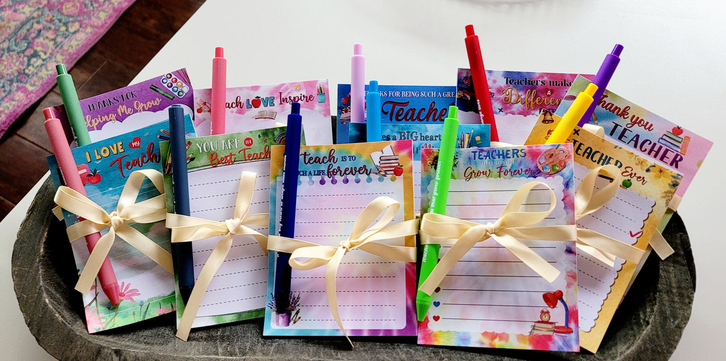 TEACHER PEN/NOTEPAD SET