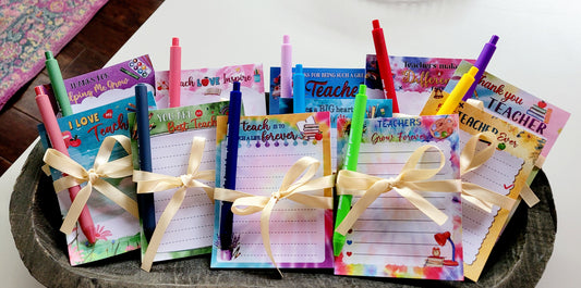 TEACHER PEN/NOTEPAD SET
