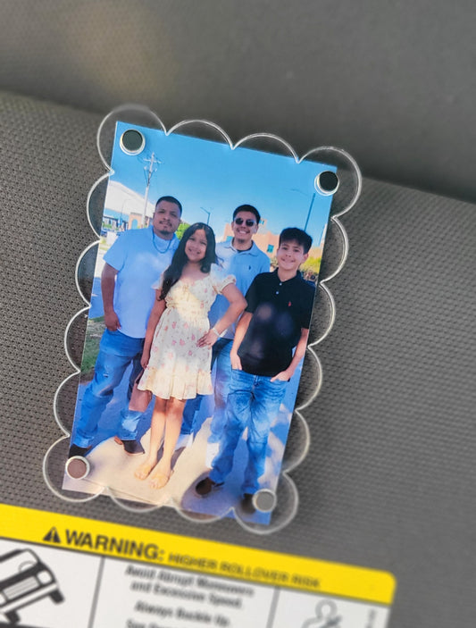 ACRYLIC VISOR PHOTOCLIPS