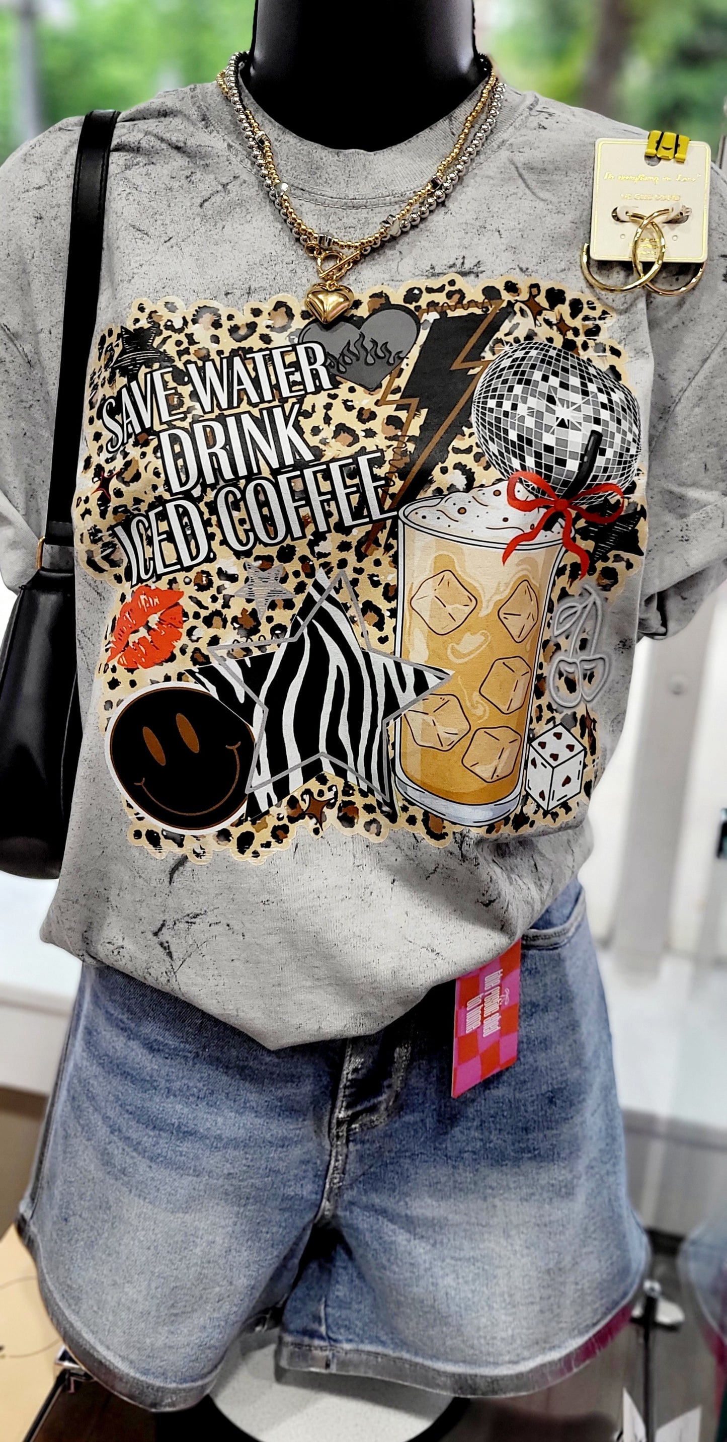 SAVE WATER ICED COFFEE TEE